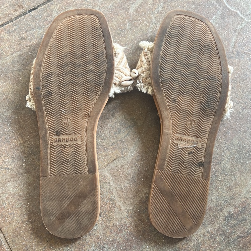 Bamboo Seashell Sandals - Picture 4 of 4